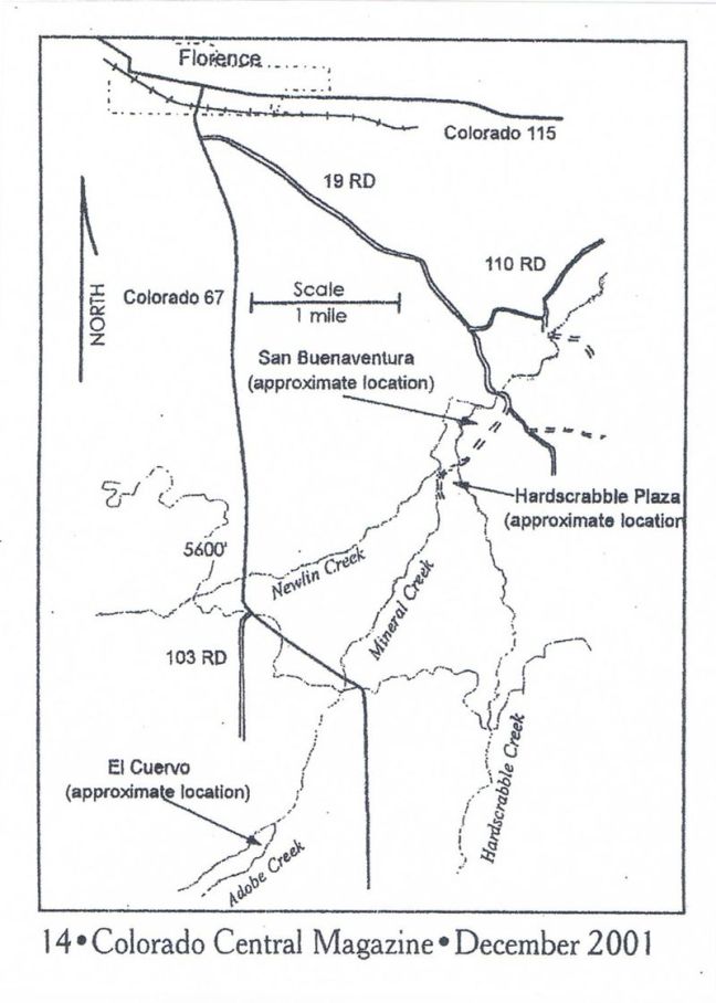 Tow of Hardscrabble in Custer County Colorado