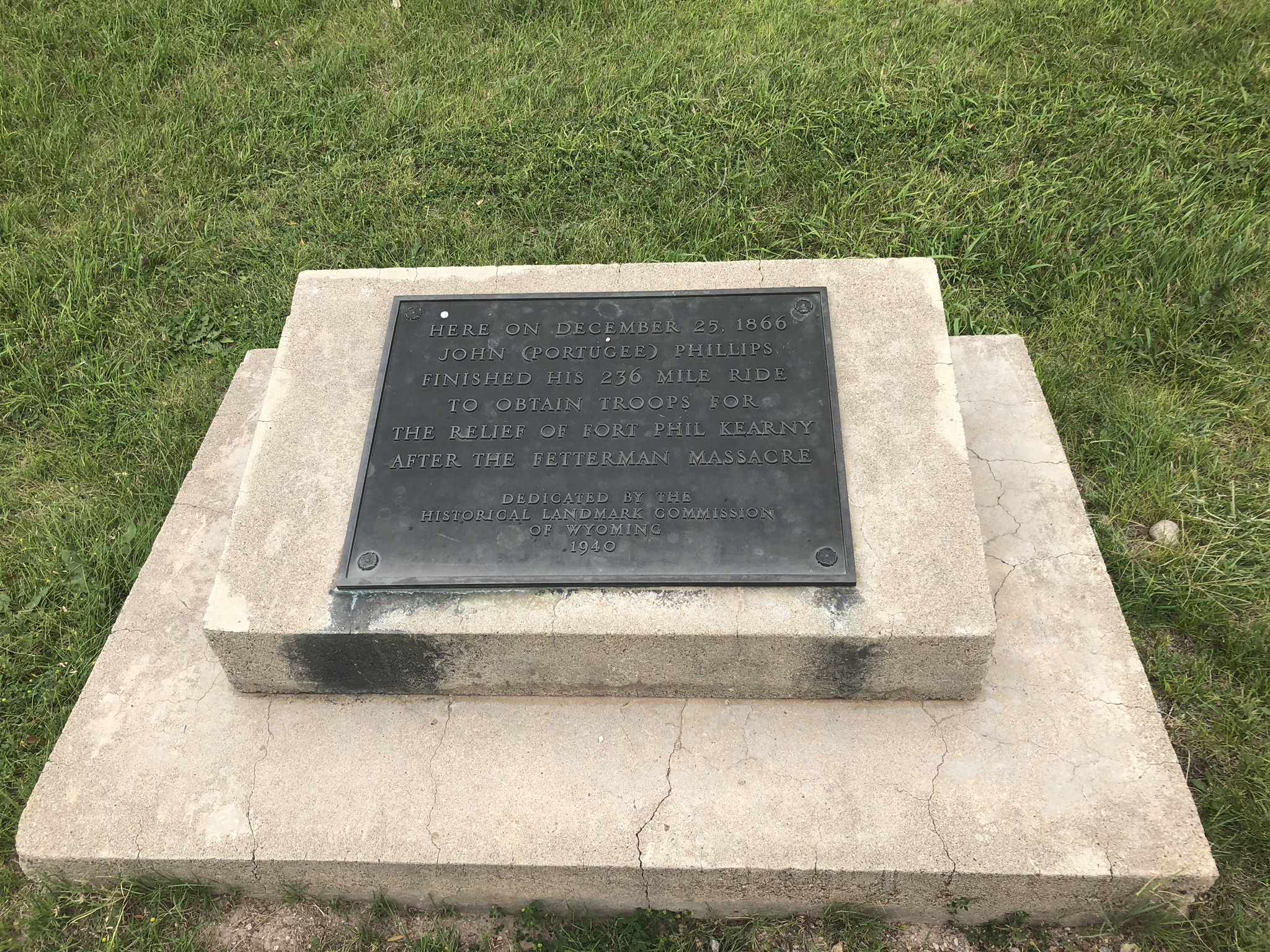 The Spot Where John "Portugee" Phillips Arrived at Fort Laramie