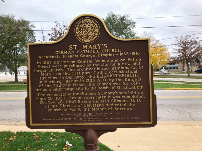 St. Mary's German Catholic Parish, Sandusky, OH Historical Marker