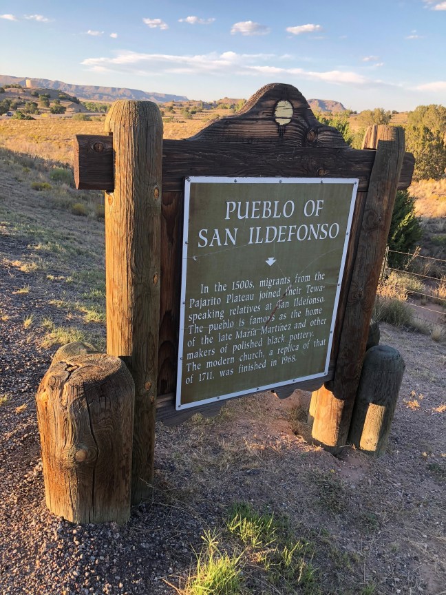 Pueblo de San Ildefonso Historical Marker