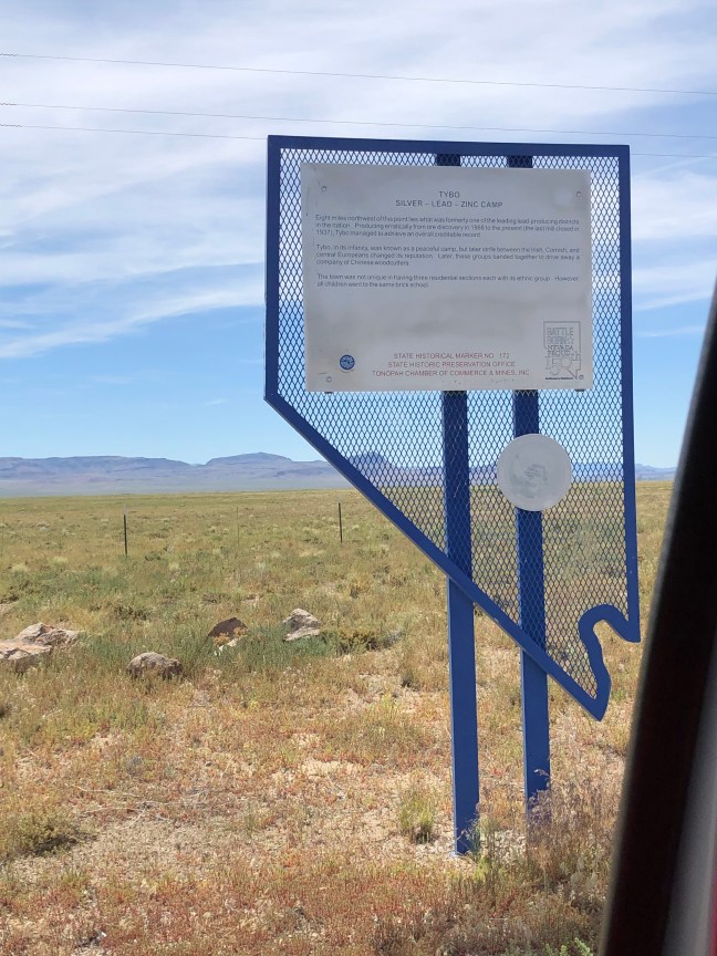 Tybo Historical Marker Nevada