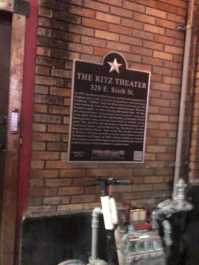 The Ritz Theater Historical Marker, Austin, TX
