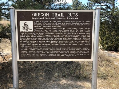 Oregon Trail Ruts, Wyoming Historical Markers