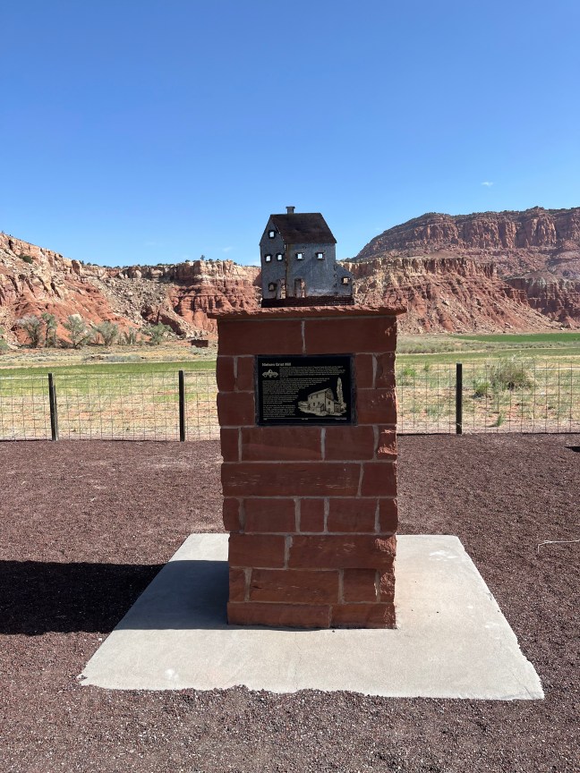 Nielsen Grist Mill, Teasdale, Utah Historical Marker