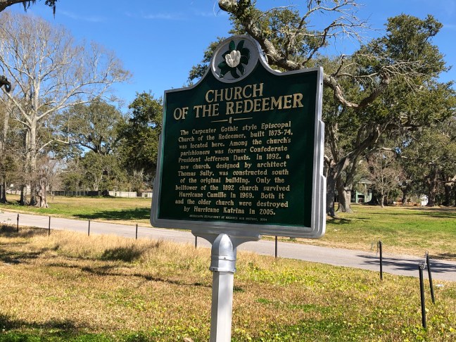 Church of the Redeemer Historical Marker, Biloxi, MS
