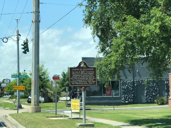 Jefferson Parish Historical Marker, Louisiana