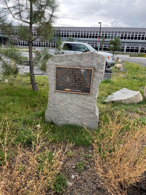 The Emigrant Trail Historical Marker, Truckee, California