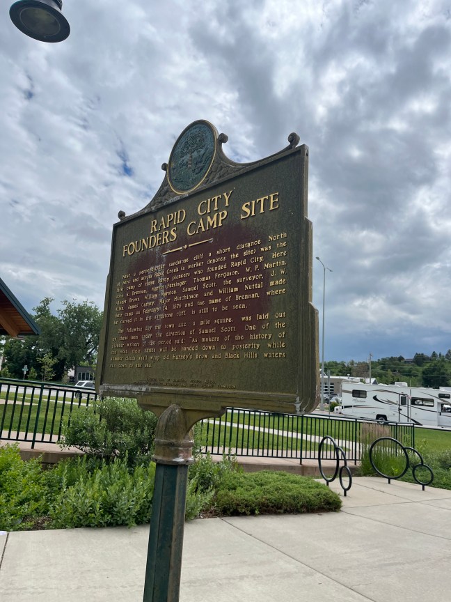 Rapid City Historical Marker South Dakota