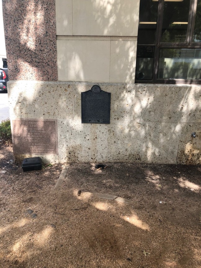 The First Austin Capital of the Republic of Texas Historical Marker