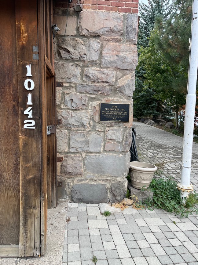 Old Truckee Jail Historical Marker