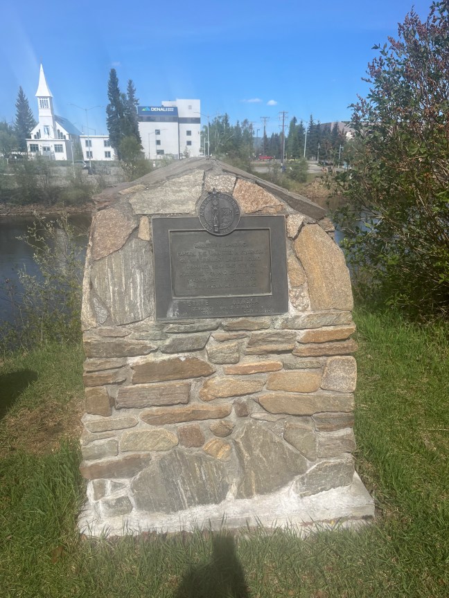 Barnette's Landing Historical Marker, Fairbanks, Alaska