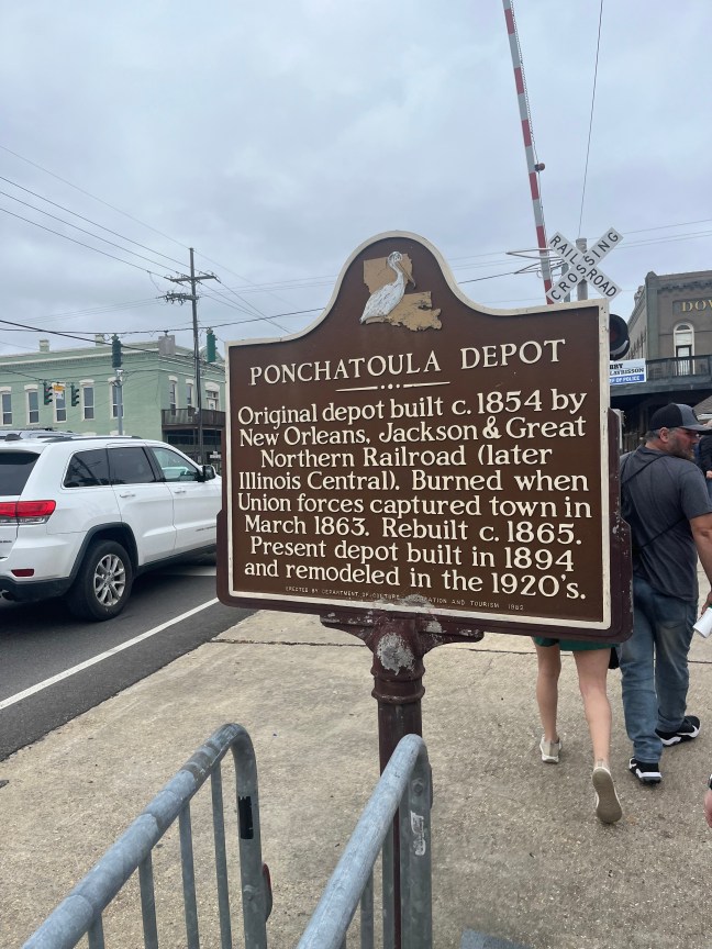 Ponchatoula Depot Historical Marker, Ponchatoula, Louisiana