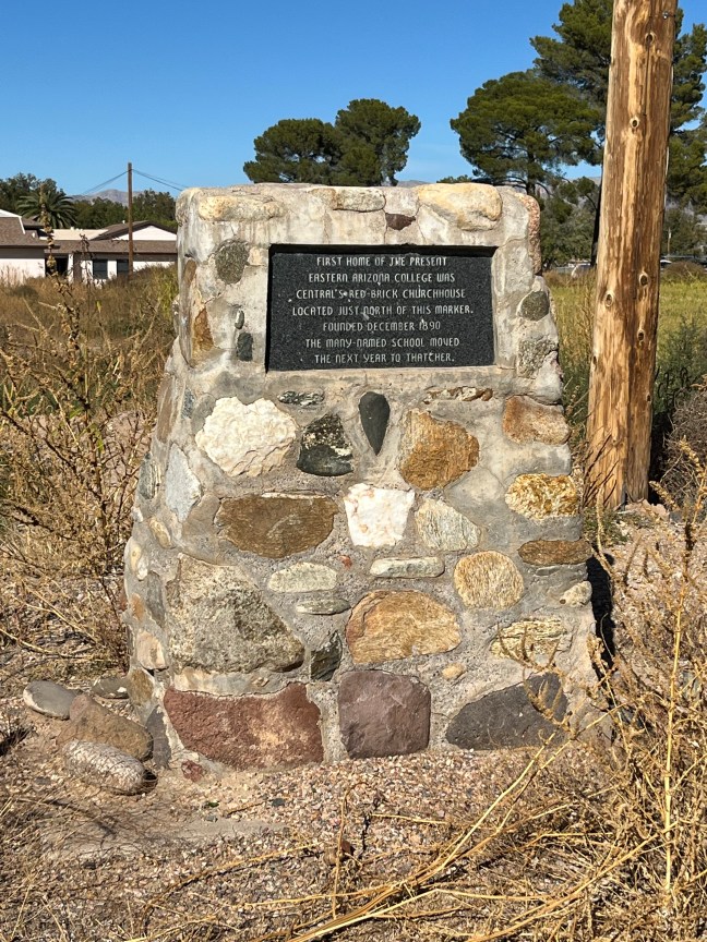 Eastern Arizona College Historical Marker, Thatcher, AZ