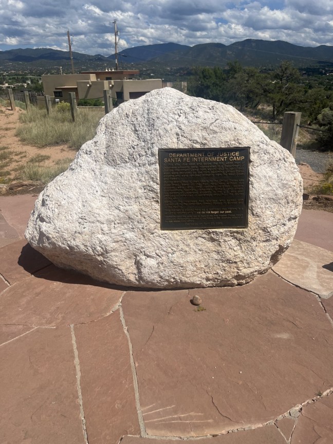 Department of Justice Santa Fe Internment Camp Historical Marker, New Mexico
