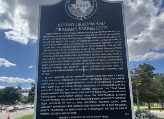 Johnny Graham and Graham's Barber Shop Dallas, TX